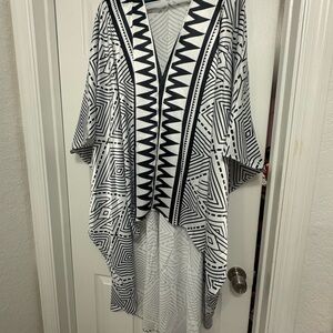 AKIRA Monochrome Patterned Dress